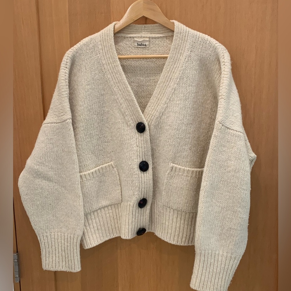 Babaa 17 cardigan in natural